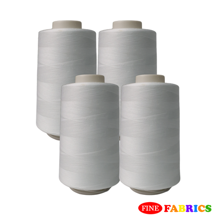 Sewing Threads: 5,000 Yards: All-Purpose: 100% Polyester: Tex24: 22 Colors(W/B, Neutral/Blue Shades): Single/Pack