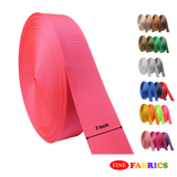 Webbing Straps: Heavy-Duty Nylon Back Strap 2", 25 Colors, 5/10/25/50 Yards