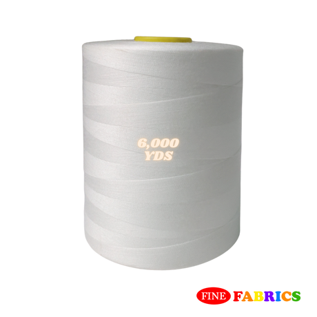 Sewing Threads: 6,000 Yards: All-Purpose: 100% Polyester: Tex60: 6 Colors: Single/Pack