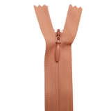 All Purpose, Plastic Invisible Zippers -18", Yellow & Orange Shade