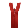All Purpose, Plastic Invisible Zippers -18", Pink & Red Shade