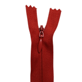 All Purpose, Plastic Invisible Zippers -18", Pink & Red Shade