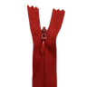 All Purpose, Plastic Invisible Zippers -18", Pink & Red Shade