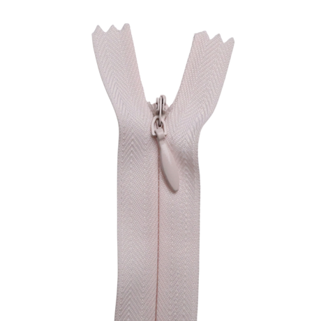 All Purpose, Plastic Invisible Zippers -18", Pink & Red Shade