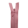 All Purpose, Plastic Invisible Zippers -18", Pink & Red Shade