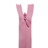 All Purpose, Plastic Invisible Zippers -18", Pink & Red Shade