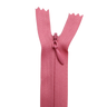 All Purpose, Plastic Invisible Zippers -18", Pink & Red Shade