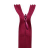 All Purpose, Plastic Invisible Zippers -18", Pink & Red Shade