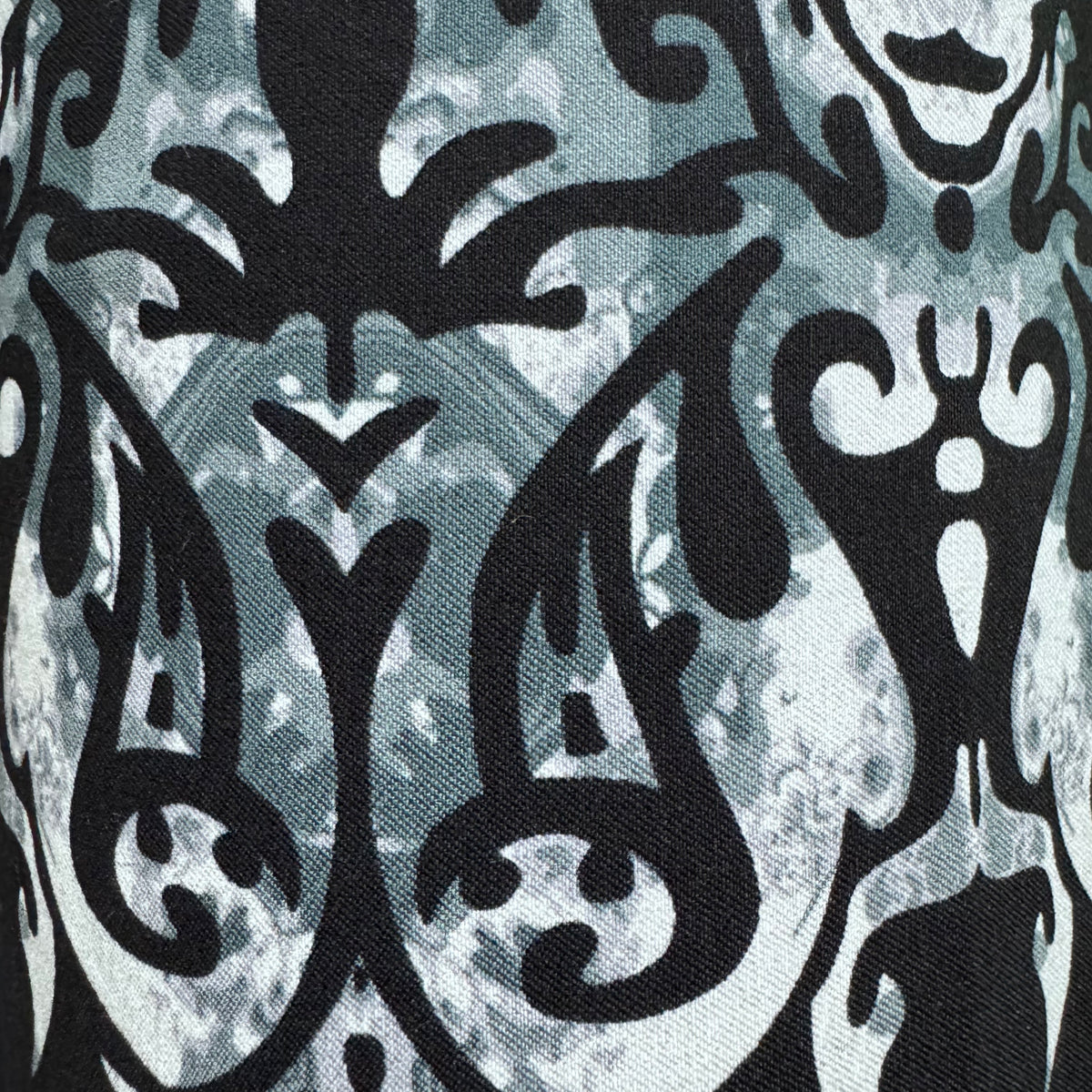 Poly-Spandex Blend Fabric, Large-scale Ornate Damask Print(2 Colors) - By the Yard