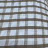 Yarn Dyed Seersucker Stripe Fabric, Beige & Ivory Textured - by the Yard