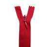 All Purpose, Plastic Invisible Zippers -18", Pink & Red Shade