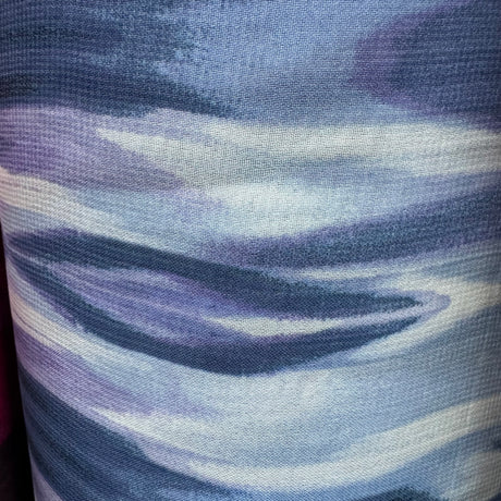 Chiffon Fabric, Lightweight & Flowing, Abstract Pattern(12 Styles) - By the Yard