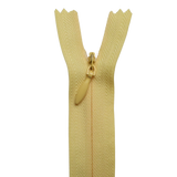 All Purpose, Plastic Invisible Zippers -18", Yellow & Orange Shade