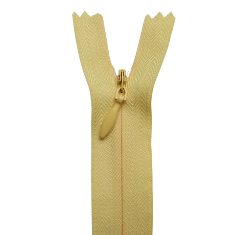 All Purpose, Plastic Invisible Zippers -18", Yellow & Orange Shade
