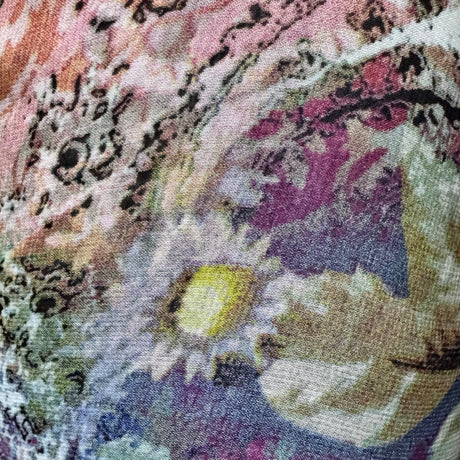 Chiffon Fabric, Abstract Artistic Print(6 Styles) - By the Yard