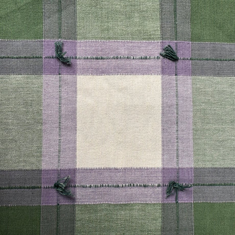 Traditional Cottage Upholstery Fabric, Large-Scale Plaid, Tufted (5 Colorways) - By the Yard