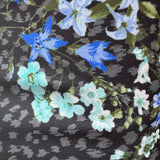 Chiffon Fabric, Abstract Artistic Floral Print(10 Styles) - By the Yard