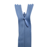 All Purpose, Plastic Invisible Zippers -18", Blue Shade