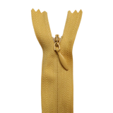 All Purpose, Plastic Invisible Zippers -18", Yellow & Orange Shade