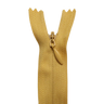 All Purpose, Plastic Invisible Zippers -18", Yellow & Orange Shade