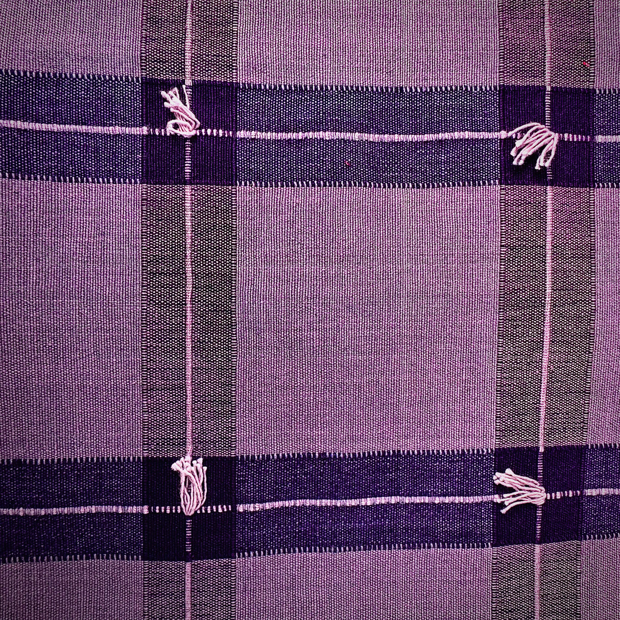 Traditional Cottage Upholstery Fabric, Large-Scale Plaid, Tufted (5 Colorways) - By the Yard