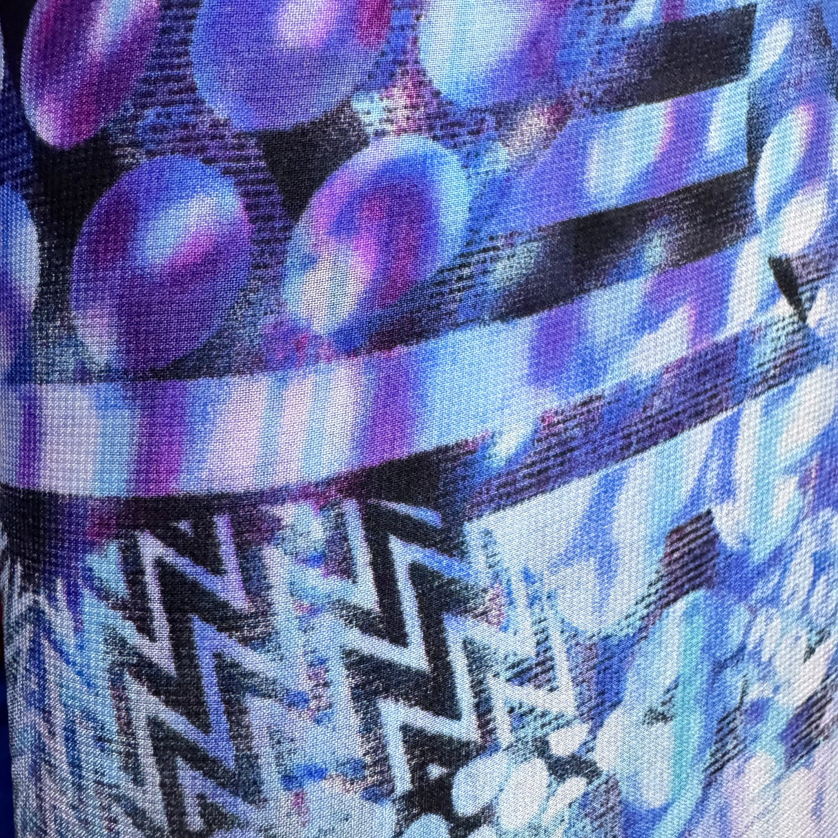 Chiffon Fabric, Abstract Artistic Print(5 Styles) - By the Yard