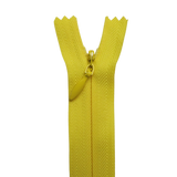 All Purpose, Plastic Invisible Zippers -18", Yellow & Orange Shade