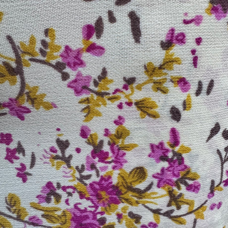 Chiffon Fabric, Abstract Artistic Floral Print(10 Styles) - By the Yard