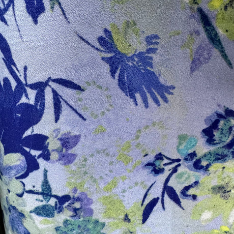 Chiffon Fabric, Abstract Artistic Floral Print(10 Styles) - By the Yard