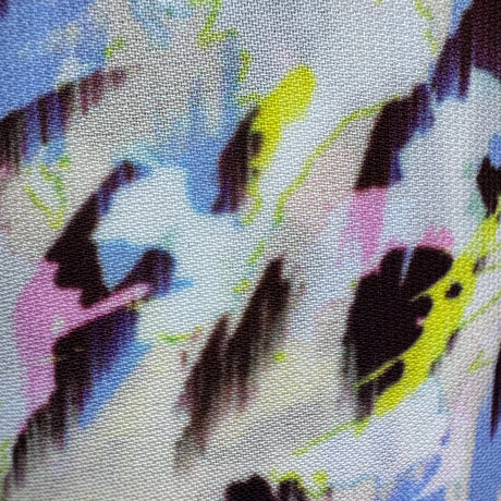 Chiffon Fabric, Lightweight & Flowing, Abstract Pattern(12 Styles) - By the Yard