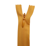 All Purpose, Plastic Invisible Zippers -18", Yellow & Orange Shade