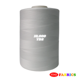Sewing Threads: 10,000 Yards: All-Purpose: 100% Polyester: Tex24: 2 Colors(Black/White): Single/Pack