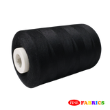 Sewing Threads: 10,000 Yards: All-Purpose: 100% Polyester: Tex24: 2 Colors(Black/White): Single/Pack
