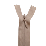 All Purpose, Plastic Invisible Zippers -18", Neutral Shade