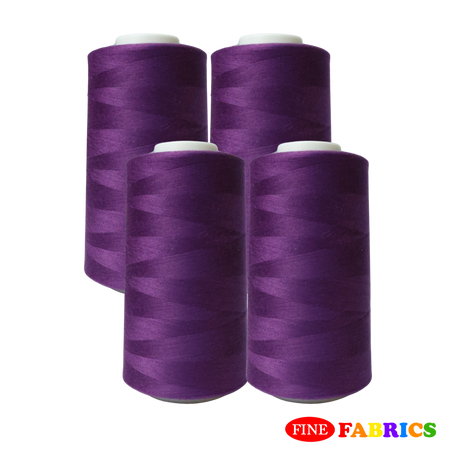 Sewing Threads: 5,000 Yards: All-Purpose: 100% Polyester: Tex24: 17 Colors(Red/Purple Shade): Single/Pack