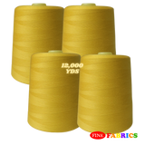 Sewing Threads: 12,000 Yards: All-Purpose: 100% Polyester: Tex24: 6 Colors: Single/Pack