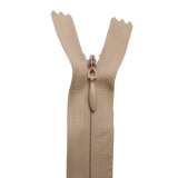 All Purpose, Plastic Invisible Zippers -18", Neutral Shade