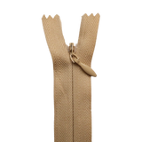 All Purpose, Plastic Invisible Zippers -18", Neutral Shade