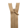 All Purpose, Plastic Invisible Zippers -18", Neutral Shade