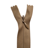 All Purpose, Plastic Invisible Zippers -18", Neutral Shade