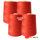 Sewing Threads: 12,000 Yards: All-Purpose: 100% Polyester: Tex24: 6 Colors: Single/Pack