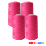 Sewing Threads: 1 Pack(4 Spools), 5000 Yds/Spool, All-Purpose, 22 Colors, Red/Purple Shades