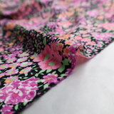 100% Cotton Flannel Fabric / Floral Printed - By the Yard
