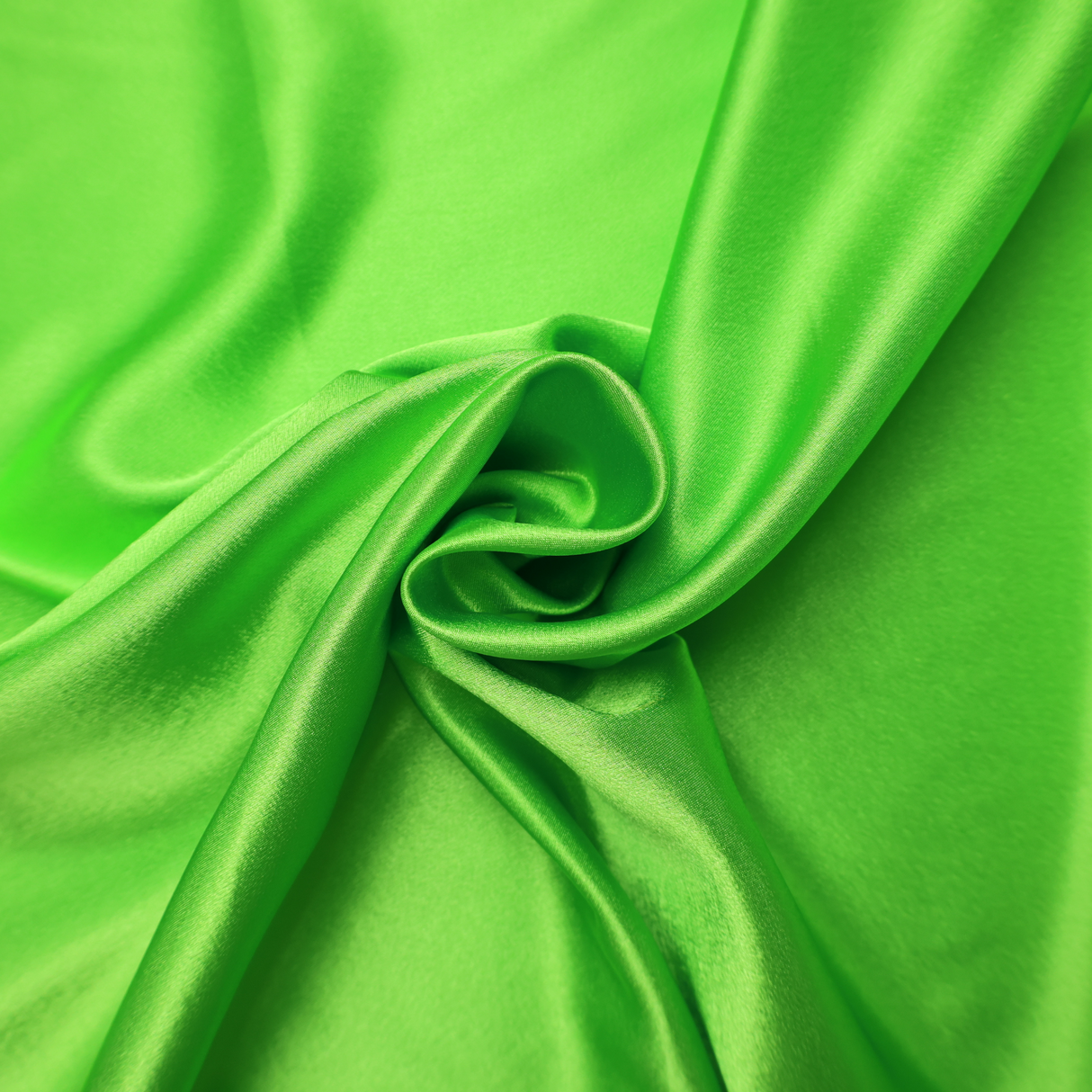 Crepe Back Satin Bridal Fabric(#CBS01) - Yellow Green / by Yard