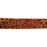 Leopard Velvet Nylon Ribbon – 1" Wide (10 Yards)