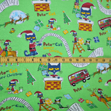 Christmas Cotton Jersey Fabric(3 Type) By Yard
