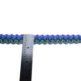 Multicolor Braided Polyester Trim – 3/4" Wide (12 Yards)