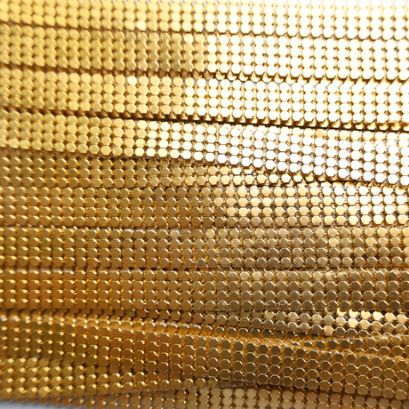 Gold Metal Mesh Trim - 0.5 Inch/10YDS (#GD14)