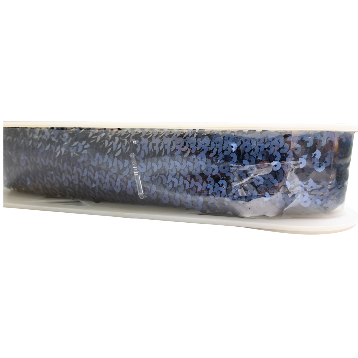 Iridescent Sequin Decorative Trim (Yellow&Navy), 1" Wide (10 Yards)