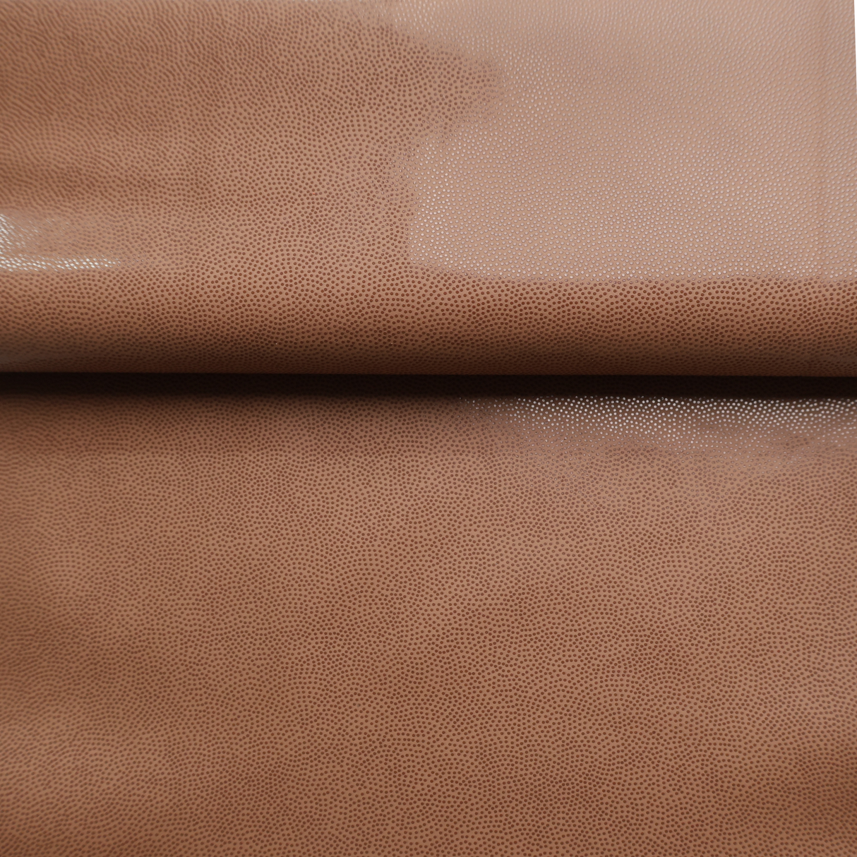 Brown Glossy Textured Faux Leather Upholstery Fabric (#4D04) - By the Yard